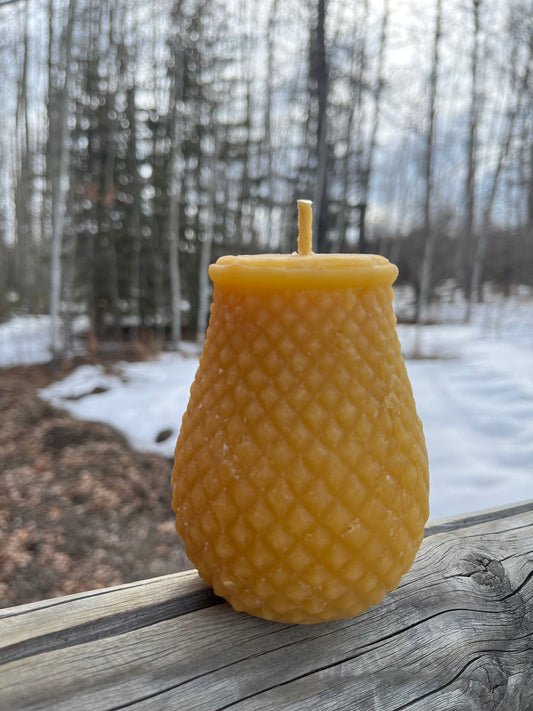 Pineapple Beeswax Candle